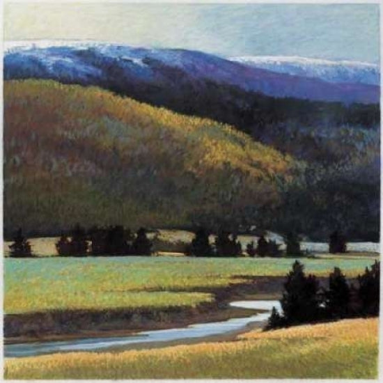 Foothills in Late Spring Poster Print by Sandy Wadlington Image 1