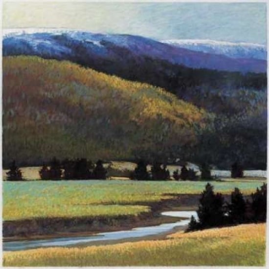 Foothills in Late Spring Poster Print by Sandy Wadlington Image 2