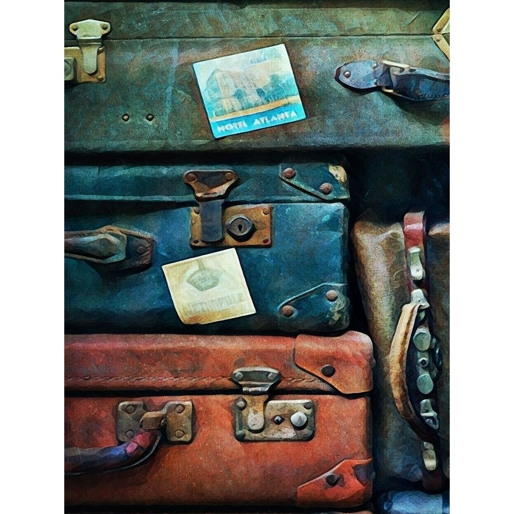 Vintage Stacked Suitcases I by Ashley Aldridge Image 1