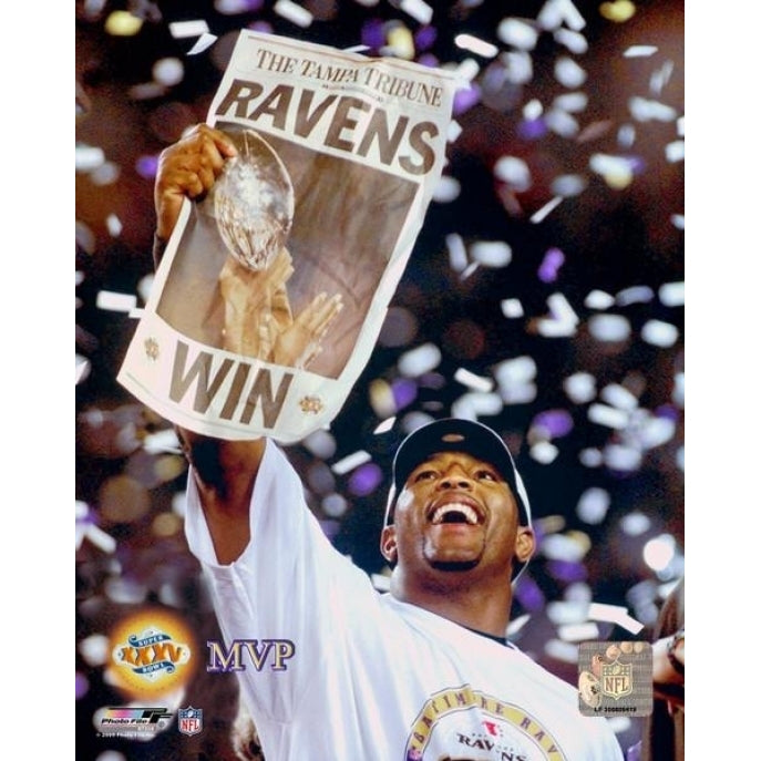 Ray Lewis Super Bowl XXXV MVP Photo Print Image 1