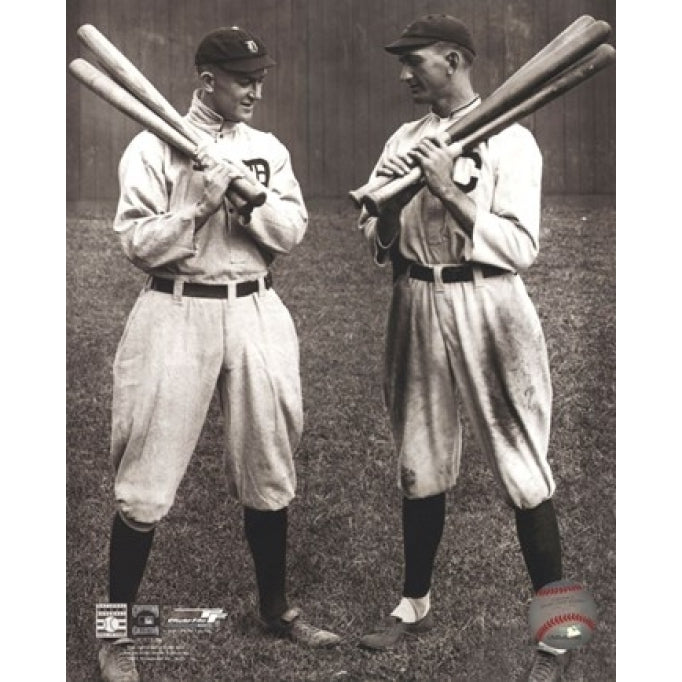 Ty Cobb and Shoeless Joe Jackson Sports Photo Image 1