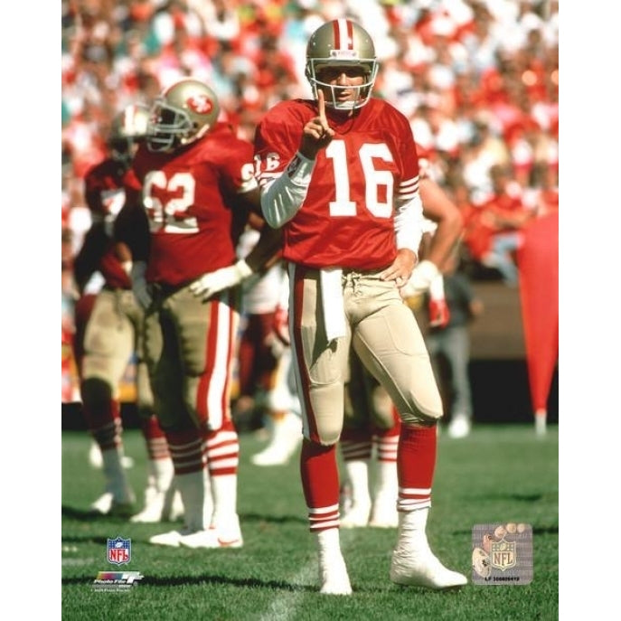 Joe Montana - 5 One finger Photo Print Image 1