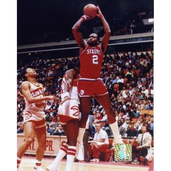 Moses Malone Action Photo Print Image 1