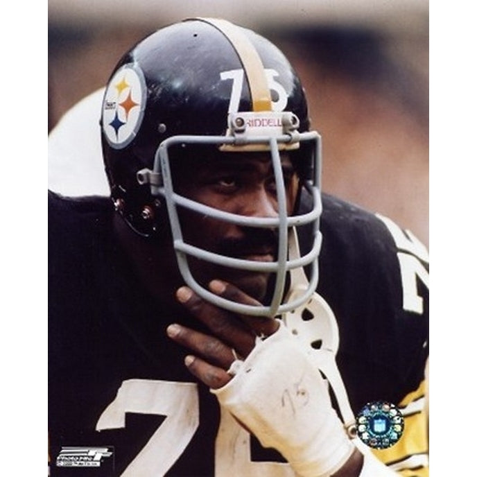 Joe Greene - Close up on sidelines Sports Photo Image 1