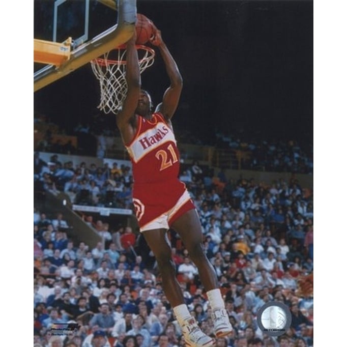 Dominique Wilkins - Dunking Action Sports Photo Image 1