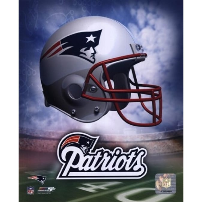 England Patriots Helmet Logo Sports Photo Image 1