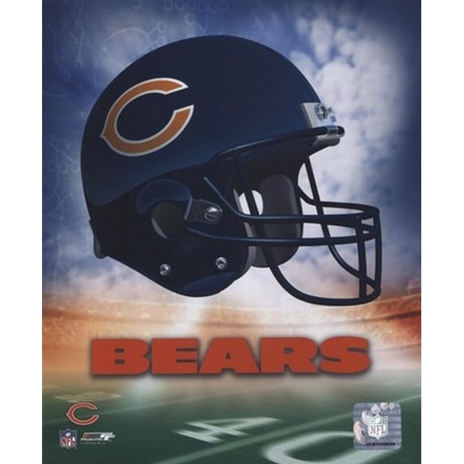 Chicago Bears Helmet Logo Sports Photo Image 1