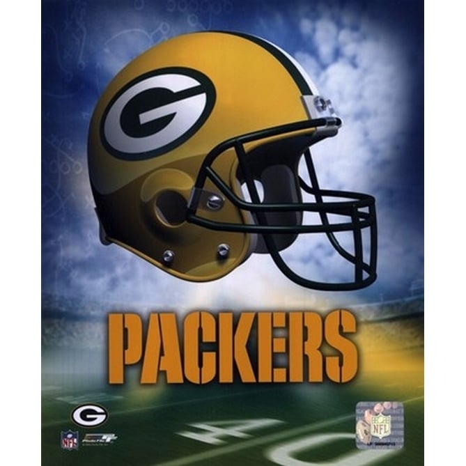 Green Bay Packers Helmet Logo Sports Photo Image 1