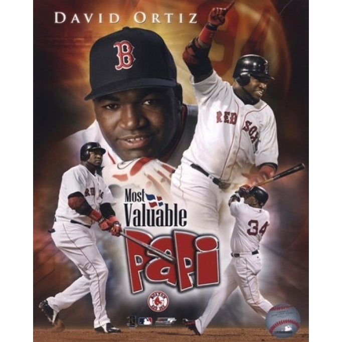 David Ortiz Most Valuable PAPI 2004 Sports Photo Image 1