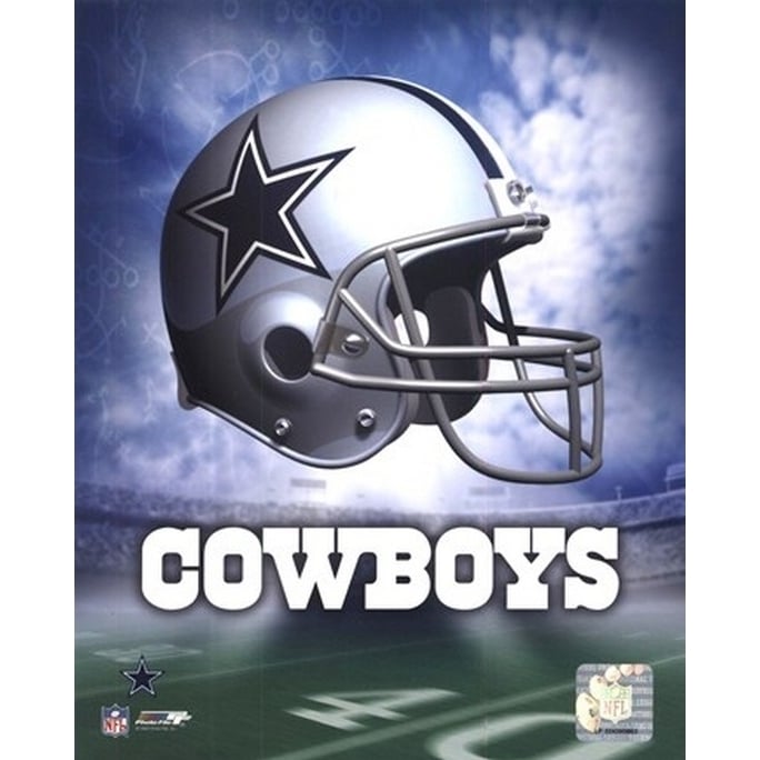 Dallas Cowboys Helmet Logo Sports Photo Image 1