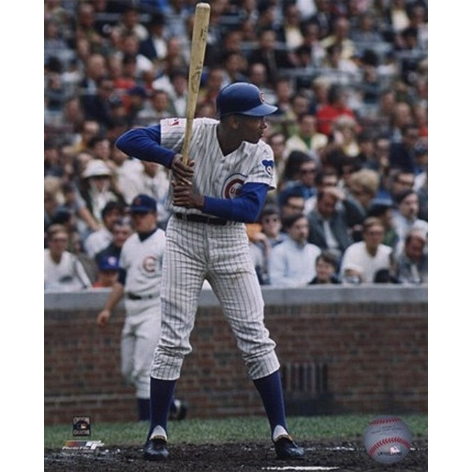 Ernie Banks - Batting Stance Sports Photo Image 1