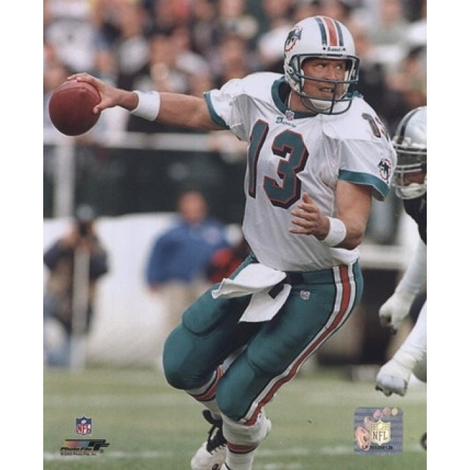 Dan Marino - Dropping Back Sports Photo Image 1