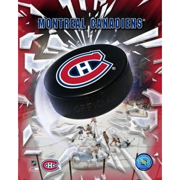 Montreal Canadiens 2005 - Logo Puck Sports Photo Image 1