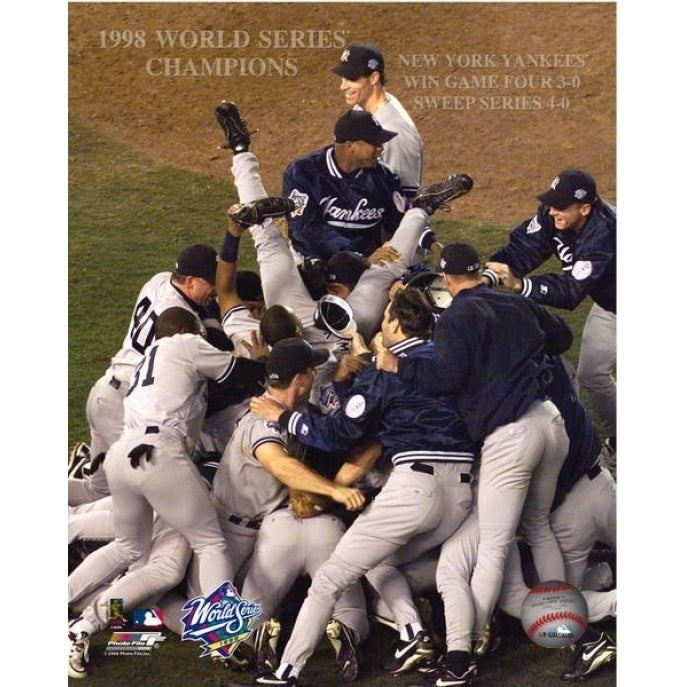 1998 Yankees World Series Celebration Photo Print Image 1