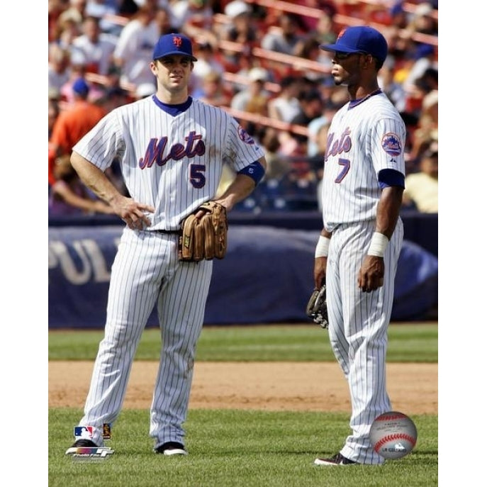 David Wright / Jose Reyes - 2006 Action Photo Print Image 1