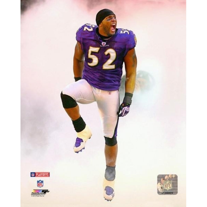 Ray Lewis - 06 / 07 AFC Divisional Playoff Game Entrance Photo Print Image 1