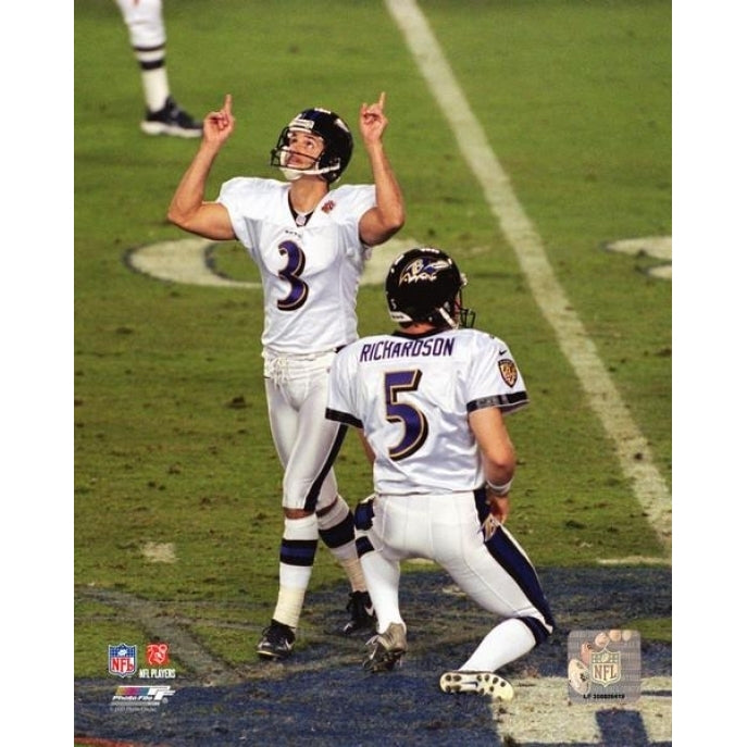 Matt Stover Super Bowl XXXV 2001 Action Photo Print Image 1