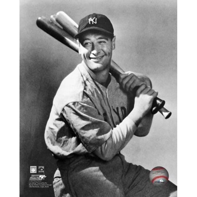 Lou Gehrig Posed Photo Print Image 1