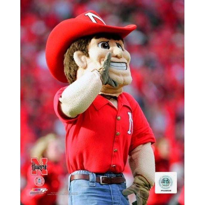 University of Nebraska - Herbie Husker Cornhuskers Mascot 2006 Photo Print Image 1