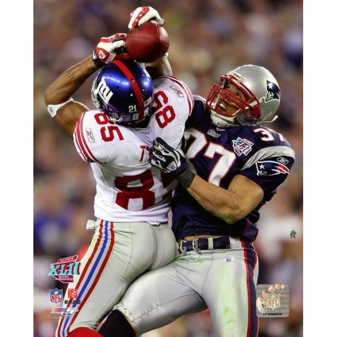 David Tyree Super Bowl XLII Action Photo Print Image 1