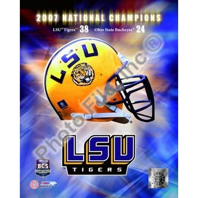 LSU BCS National Champs logo photo Sports Photo Image 1