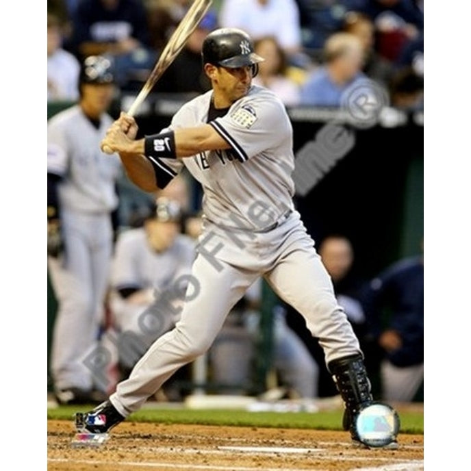 Jorge Posada 2008 Batting Action Sports Photo Image 1