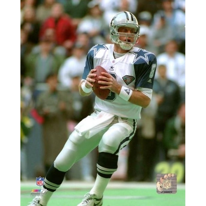 Troy Aikman 1995 Action Photo Print Image 1