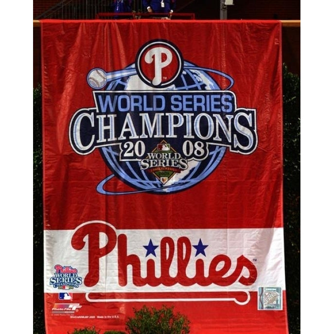 Philadelphia Phillies 2008 World Series Champions Banner Photo Print Image 1