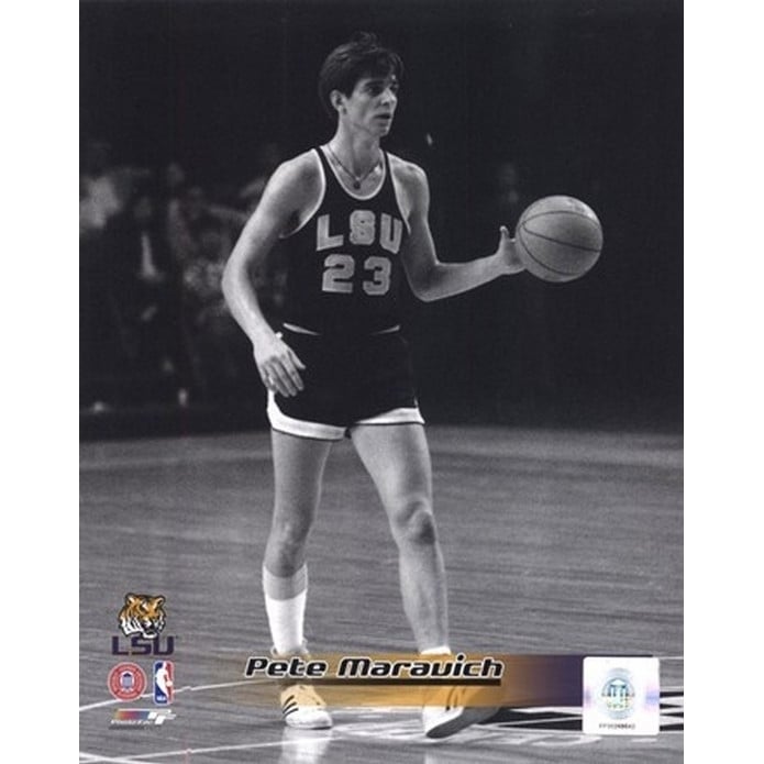 Pete Maravich Louisiana State Tigers 1969 Action Sports Photo Image 1