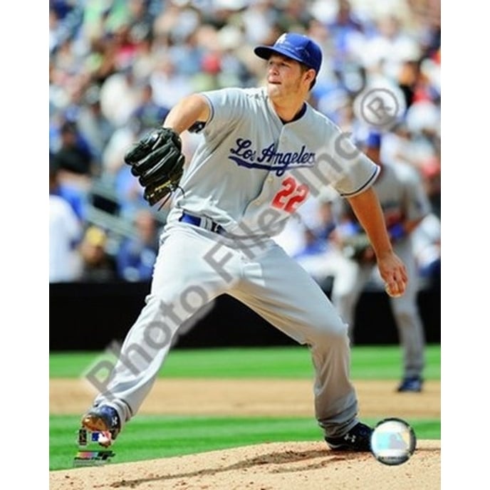 Clayton Kershaw 2009 Pitching Action Sports Photo Image 1