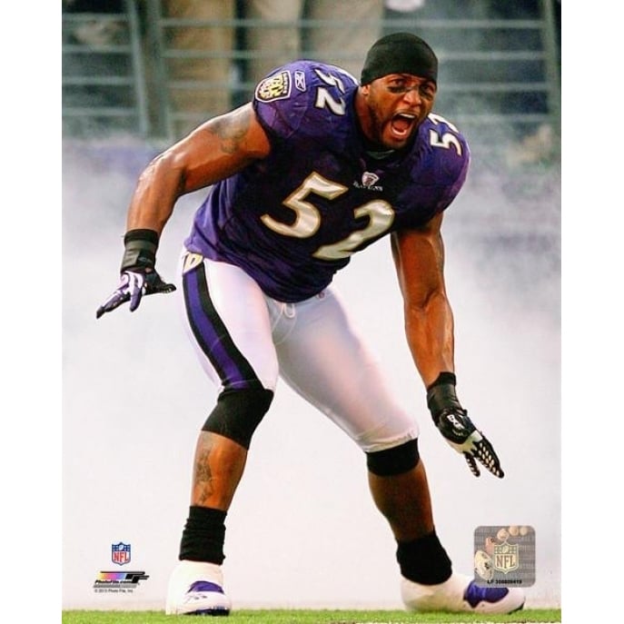 Ray Lewis 2007 Action Photo Print Image 1