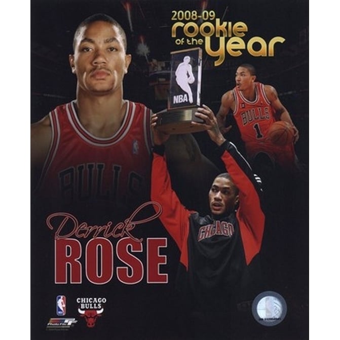 Derrick Rose - 08 09 ROY Composite Sports Photo Image 1