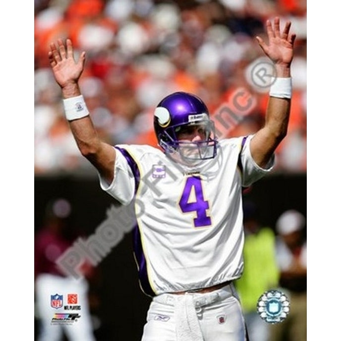 Brett Favre 2009 Celebration Sports Photo Image 1