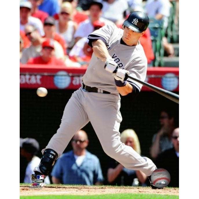 Mark Teixeira 2010 Action Photo Print Image 1