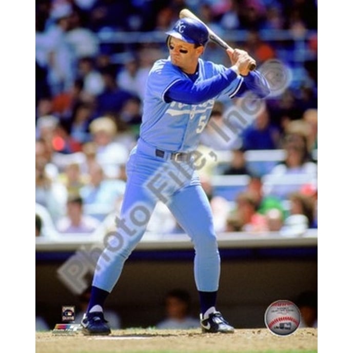 George Brett 1990 Action Sports Photo Image 1