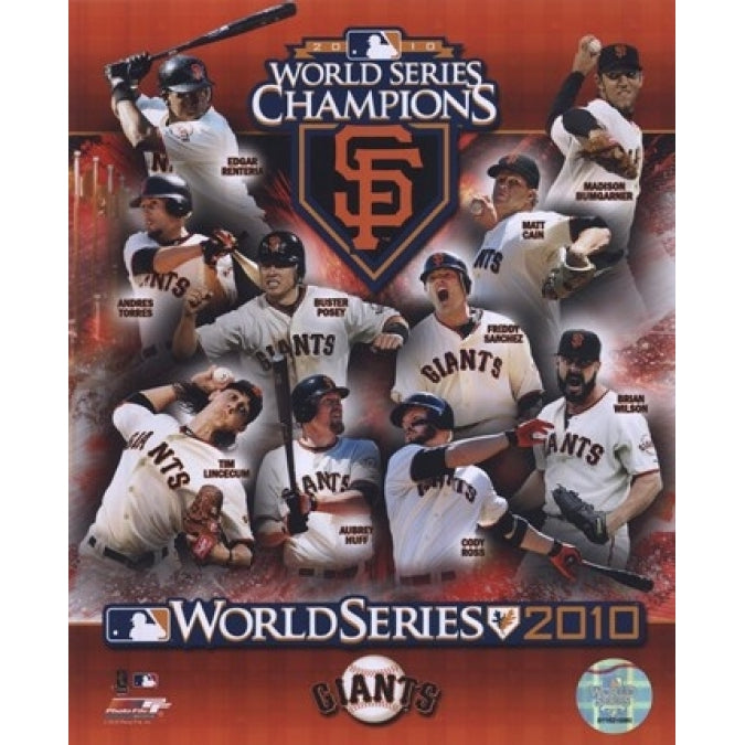 San Francisco Giants 2010 World Series Champions Composite Sports Photo Image 1