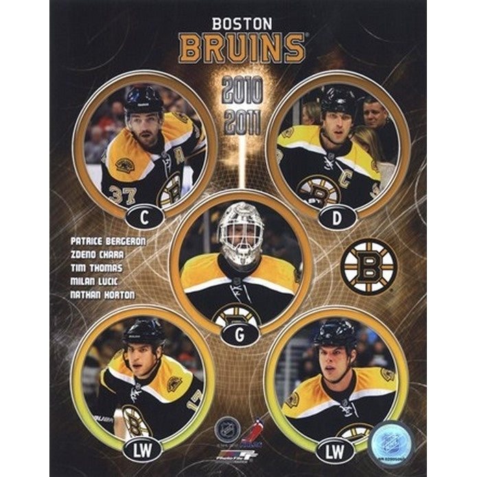 2010-11 Boston Bruins Team Composite Sports Photo Image 1