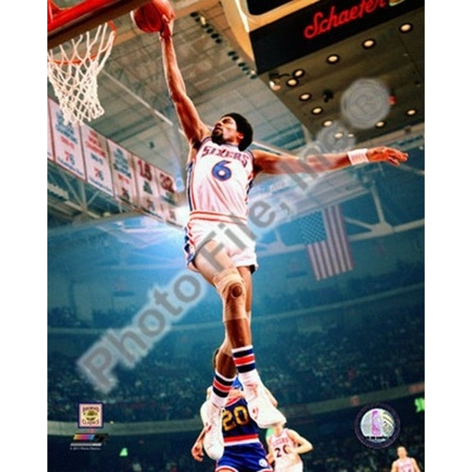 Julius Erving 1974 Action Sports Photo Image 1