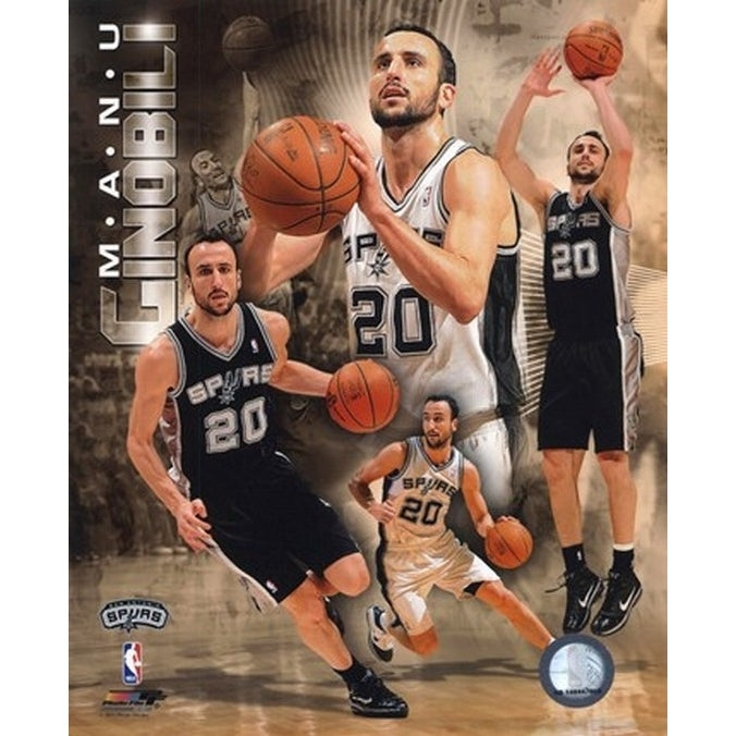 Manu Ginobili 2011 Portrait Plus Sports Photo Image 1