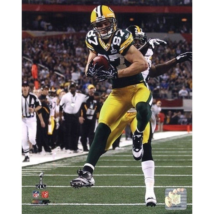 Jordy Nelson Touchdown from Super Bowl XLV Sports Photo Image 1