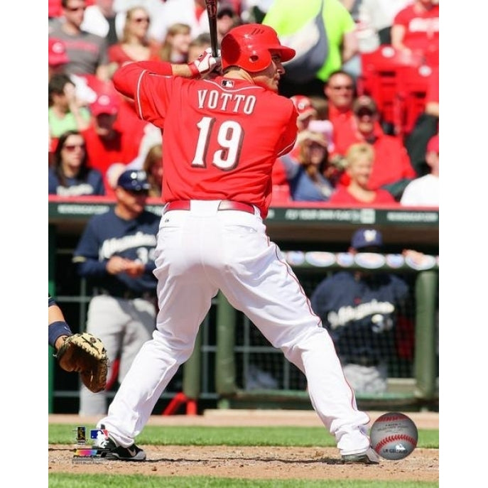 Joey Votto 2011 Action Photo Print Image 1