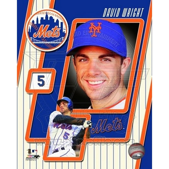 2011 David Wright Studio Plus Sports Photo Image 1