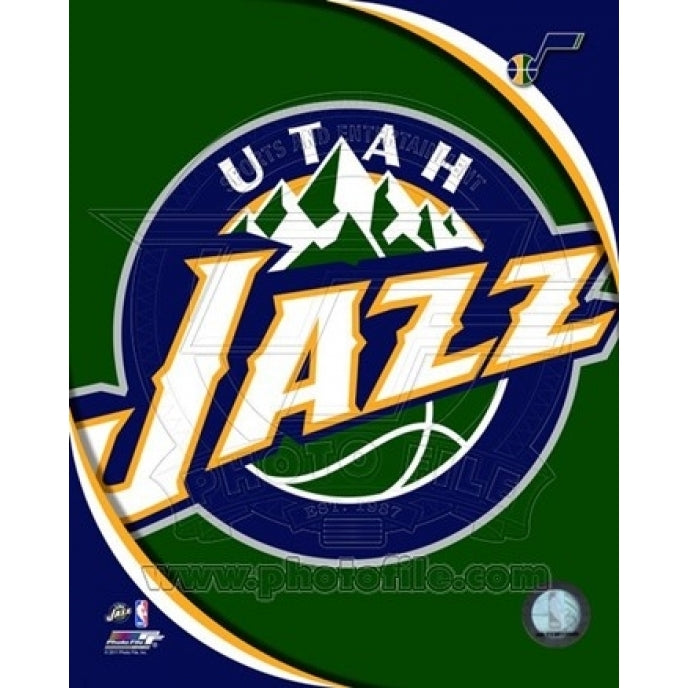 Utah Jazz Team Logo Sports Photo Image 1