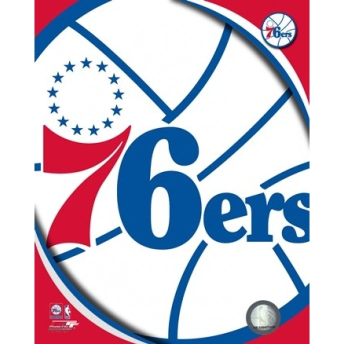 Philadelphia 76ers Team Logo Sports Photo Image 1