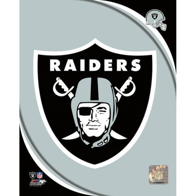 Oakland Raiders 2011 Logo Photo Print Image 1