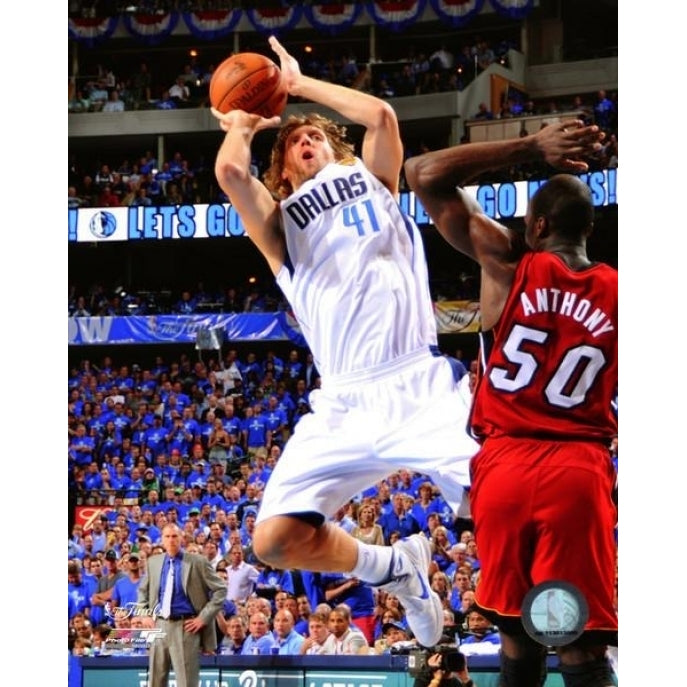 Dirk Nowitzki Game 4 of the 2011 NBA Finals Action Photo Print Image 1