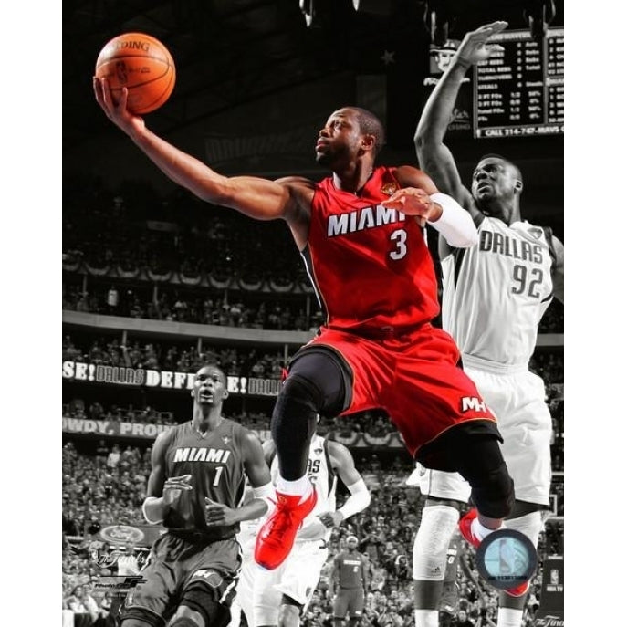 Dwyane Wade Game 3 of the 2011 NBA Finals Spotlight Action Photo Print Image 1