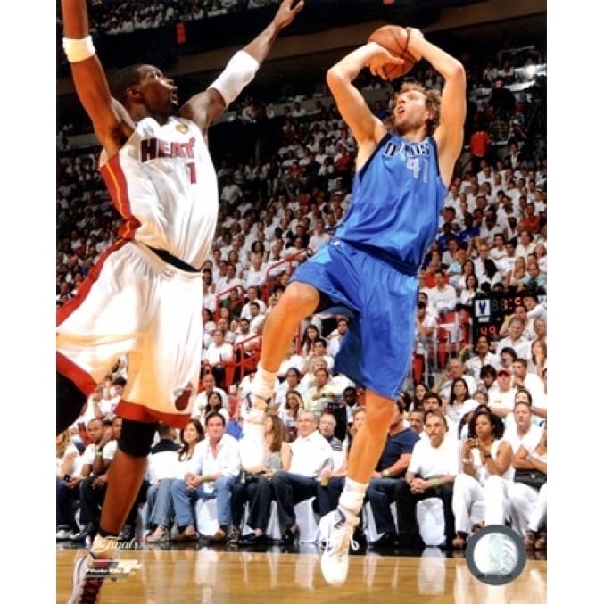 Dirk Nowitzki Game 6 of the 2011 NBA Finals Action Sports Photo Image 1