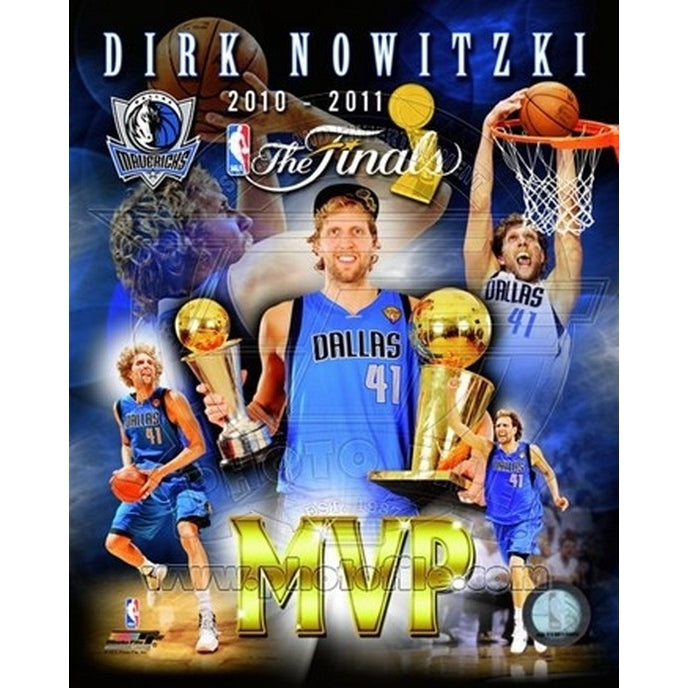 Dirk Nowitzki 2011 NBA Finals MVP Portrait Plus Sports Photo Image 1