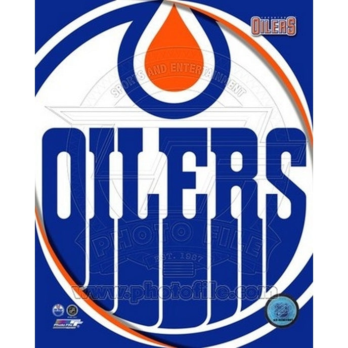 Edmonton Oilers 2011 Team Logo Sports Photo Image 1